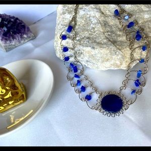 Choker with lapislázuli protective stone